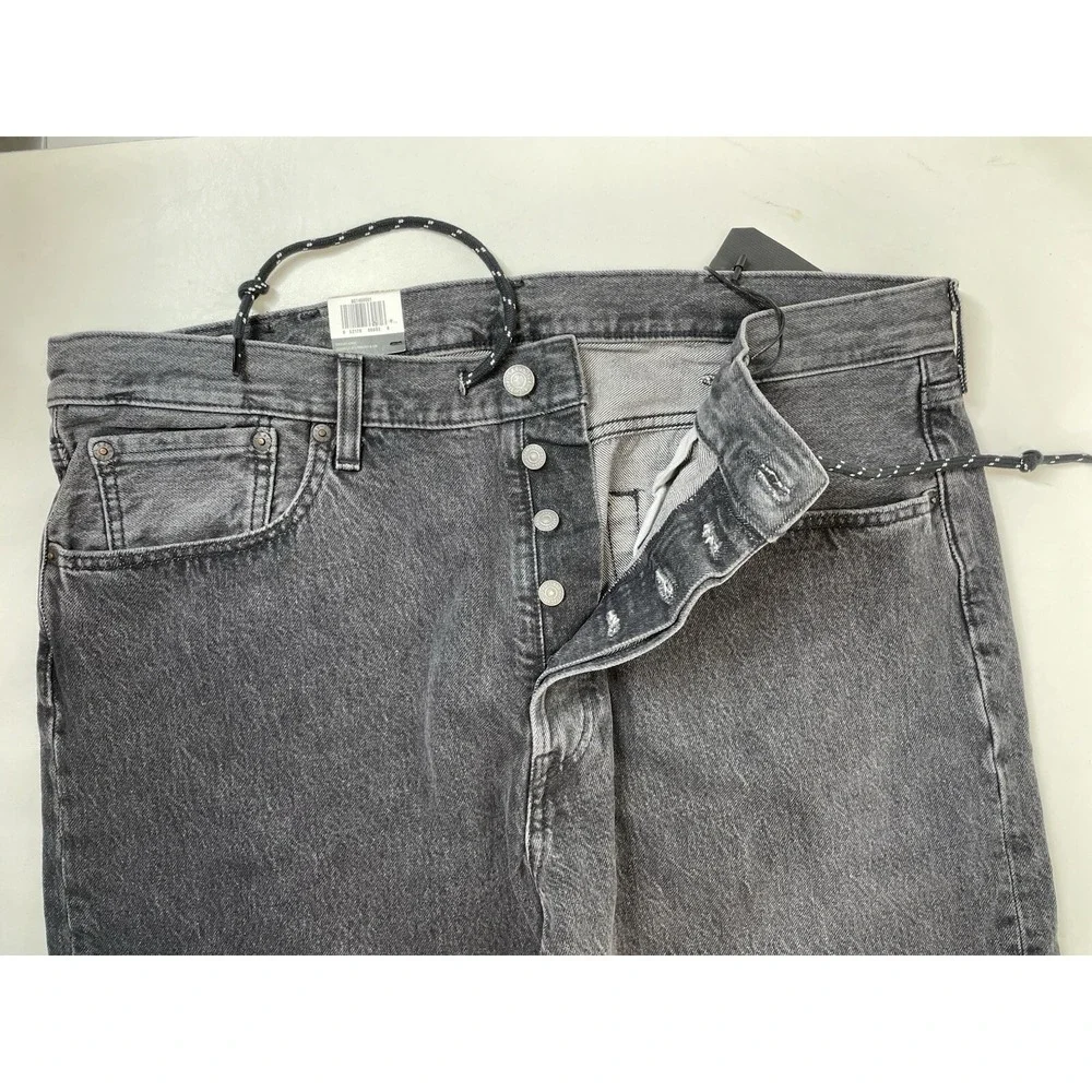Levi's 501 Stretch Joggers Premium Denim Jeans Pants Dark Men's Size 38 x 32 NWT